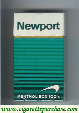 Newport Menthol 100s cigarettes hard box